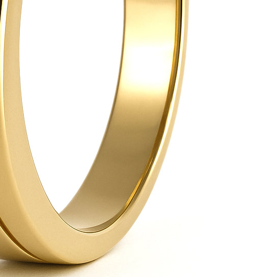 Anello - 18 carati Oro giallo - 0.72ct. tw. Rubino - Diamante