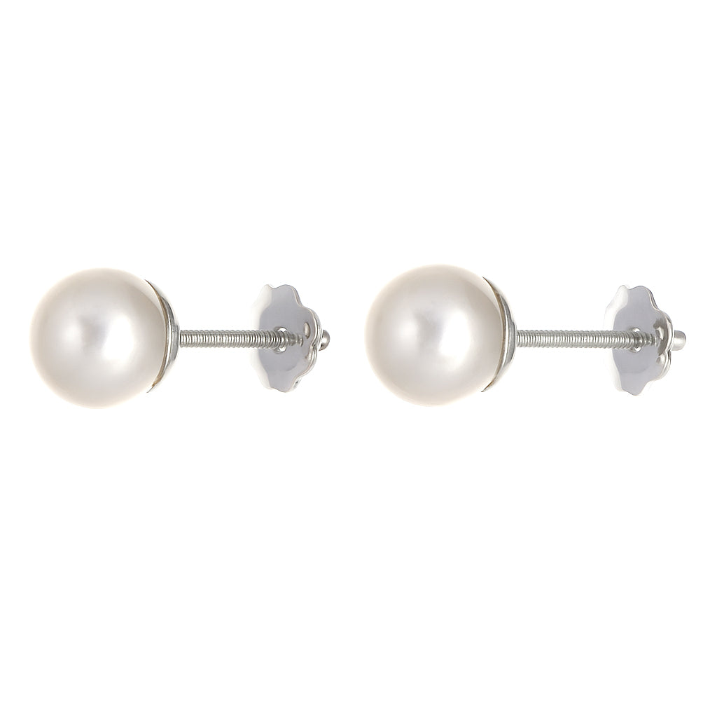 Orecchini - 18 carati Oro bianco - Perla