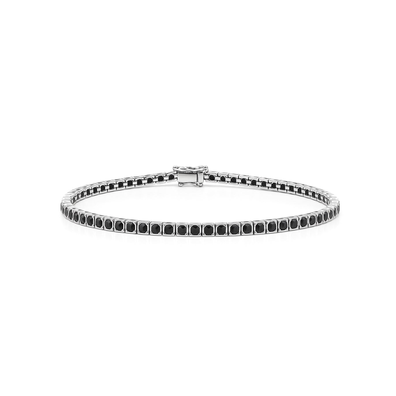 Bracciale - 18 carati Oro bianco - 0.77ct. tw. Diamante (Con trattamento colore)