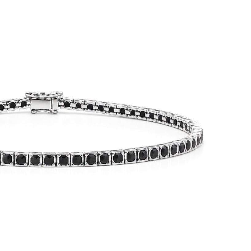 Bracciale - 18 carati Oro bianco - 0.77ct. tw. Diamante (Con trattamento colore)