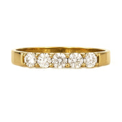 Anello - 18 carati Oro giallo - 0.35ct. tw. Diamante (Naturale)