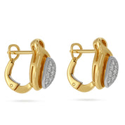 Orecchini - 18 carati Oro bianco, Oro giallo - 0.30ct. tw. Diamante (Naturale)