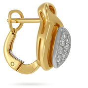 Orecchini - 18 carati Oro bianco, Oro giallo - 0.30ct. tw. Diamante (Naturale)