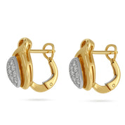 Orecchini - 18 carati Oro bianco, Oro giallo - 0.30ct. tw. Diamante (Naturale)