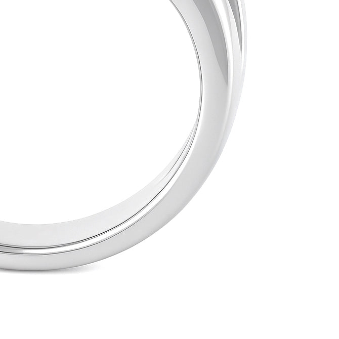 Anello - 18 carati Oro bianco - 0.915ct. tw. Diamante (Naturale)