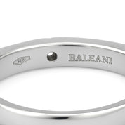 Anello - 18 carati Oro bianco - 0.12ct. tw. Diamante (Naturale)