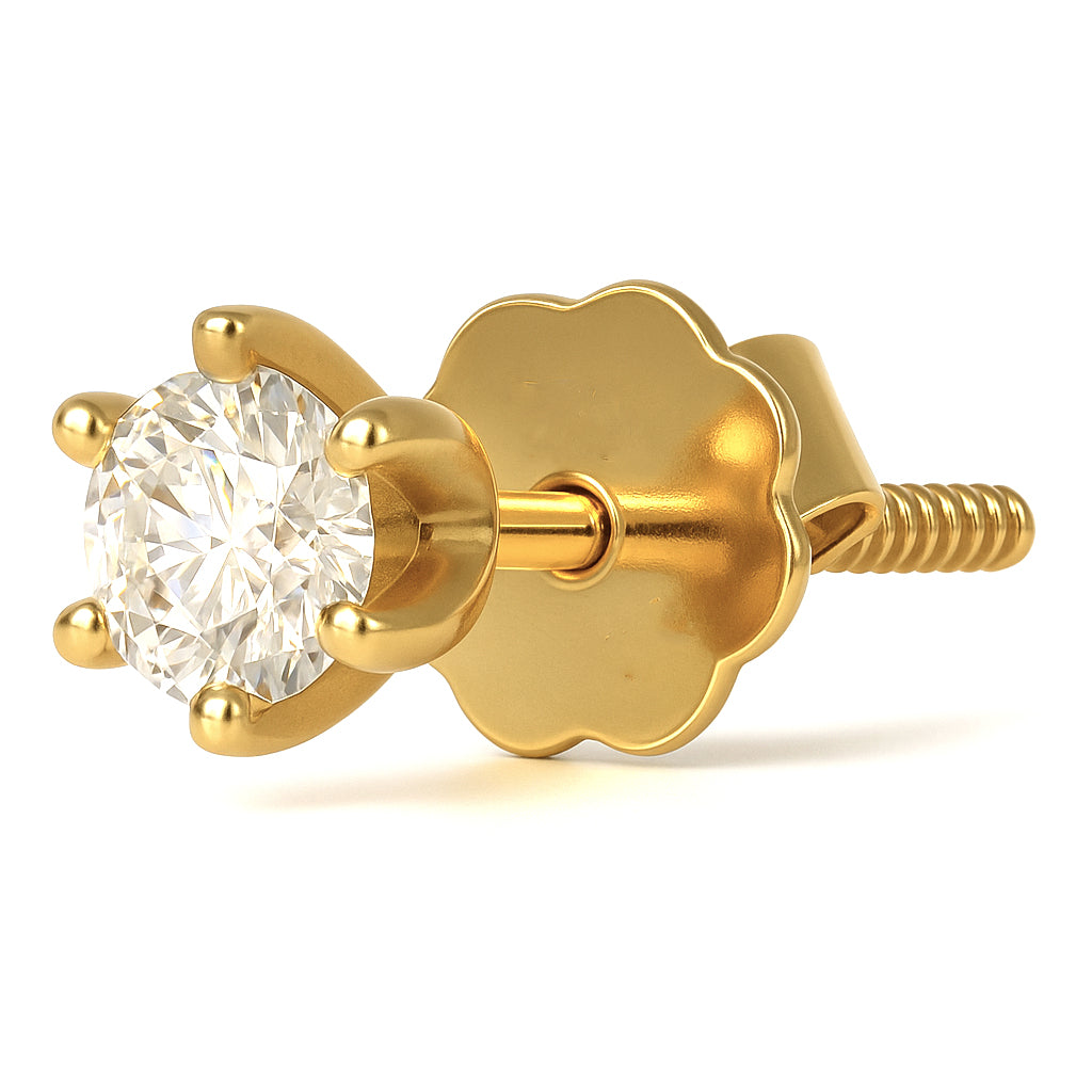 Orecchini - 18 carati Oro giallo - 0.50ct. tw. Diamante (Naturale)