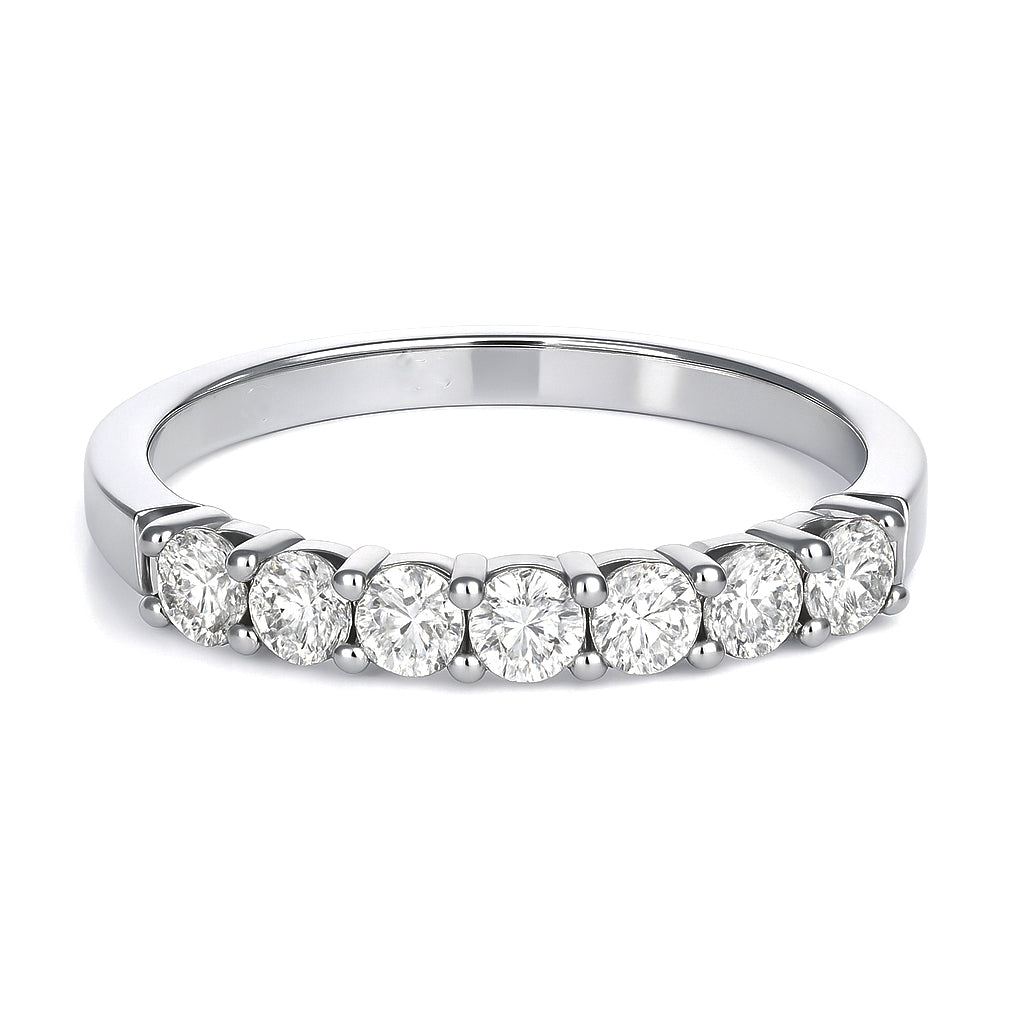 Anello - 18 carati Oro bianco - 0.28ct. tw. Diamante (Naturale)