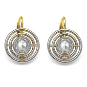 Orecchini - 18 carati Oro giallo, Argento - 1.20ct. tw. Diamante (Naturale)