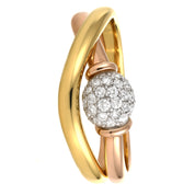 Anello - 18 carati Oro bianco, Oro giallo, Oro rosa - 0.22ct. tw. Diamante (Naturale)