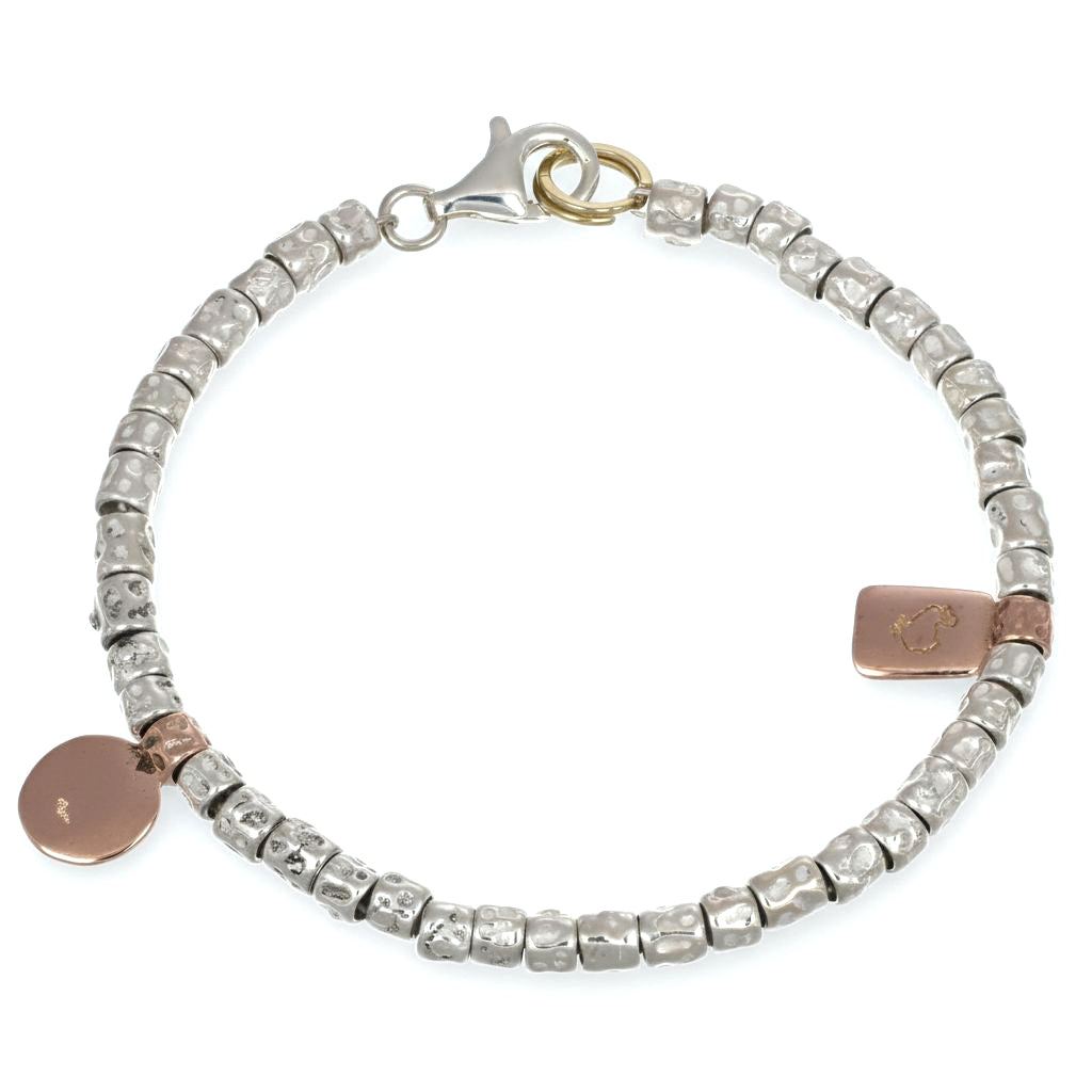 Dodo - Bracciale - 9 kt Oro rosa, Argento