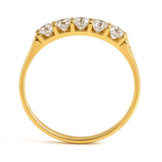 Anello - 18 carati Oro giallo - 0.35ct. tw. Diamante (Naturale)