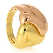 Anello - 18 carati Oro giallo, Oro rosa