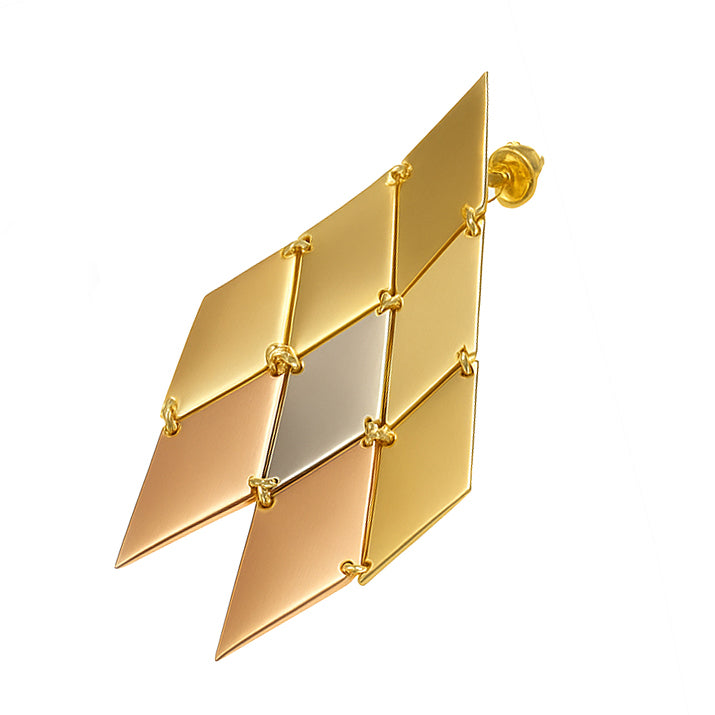 Orecchini - 18 carati Oro giallo, Oro rosa, Oro bianco