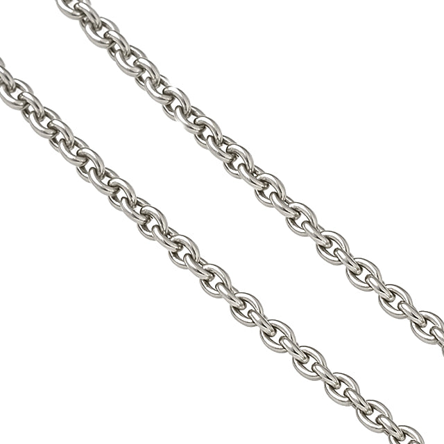 Collana con ciondolo - 18 carati Oro bianco - 0.18ct. tw. Diamante (Naturale)