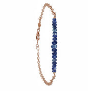 Bracciale - 18 carati Oro rosa - 1.51ct. tw. Zaffiro