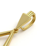 Ciondolo - 18 carati Oro giallo - 0.85ct. tw. Zaffiro