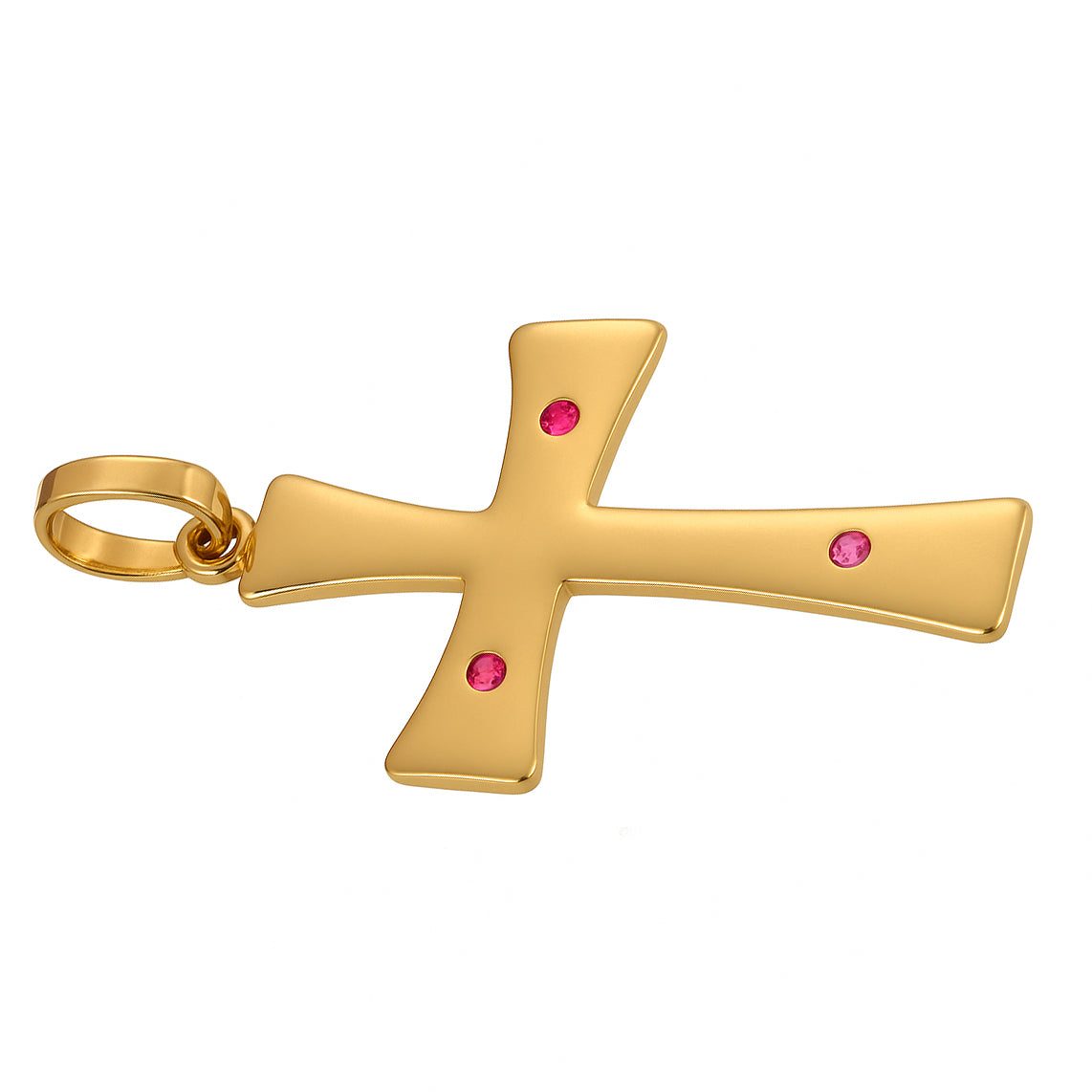 Ciondolo - 18 carati Oro giallo - 0.24ct. tw. Rubino