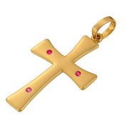 Ciondolo - 18 carati Oro giallo - 0.24ct. tw. Rubino