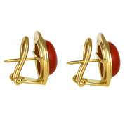 Orecchini - 18 carati Oro giallo Corallo