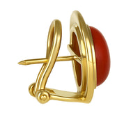 Orecchini - 18 carati Oro giallo Corallo
