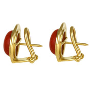 Orecchini - 18 carati Oro giallo Corallo