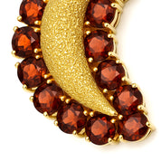 Ciondolo - 18 carati Oro giallo - 3.20ct. tw. Granato