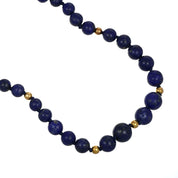 Collana - 18 carati Oro giallo Lapislazzuli