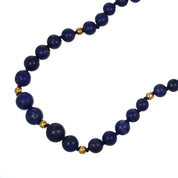 Collana - 18 carati Oro giallo Lapislazzuli