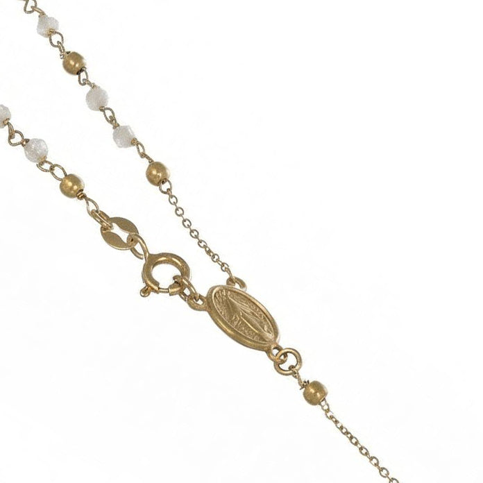 Collana - 18 carati Oro giallo, pietra di luna