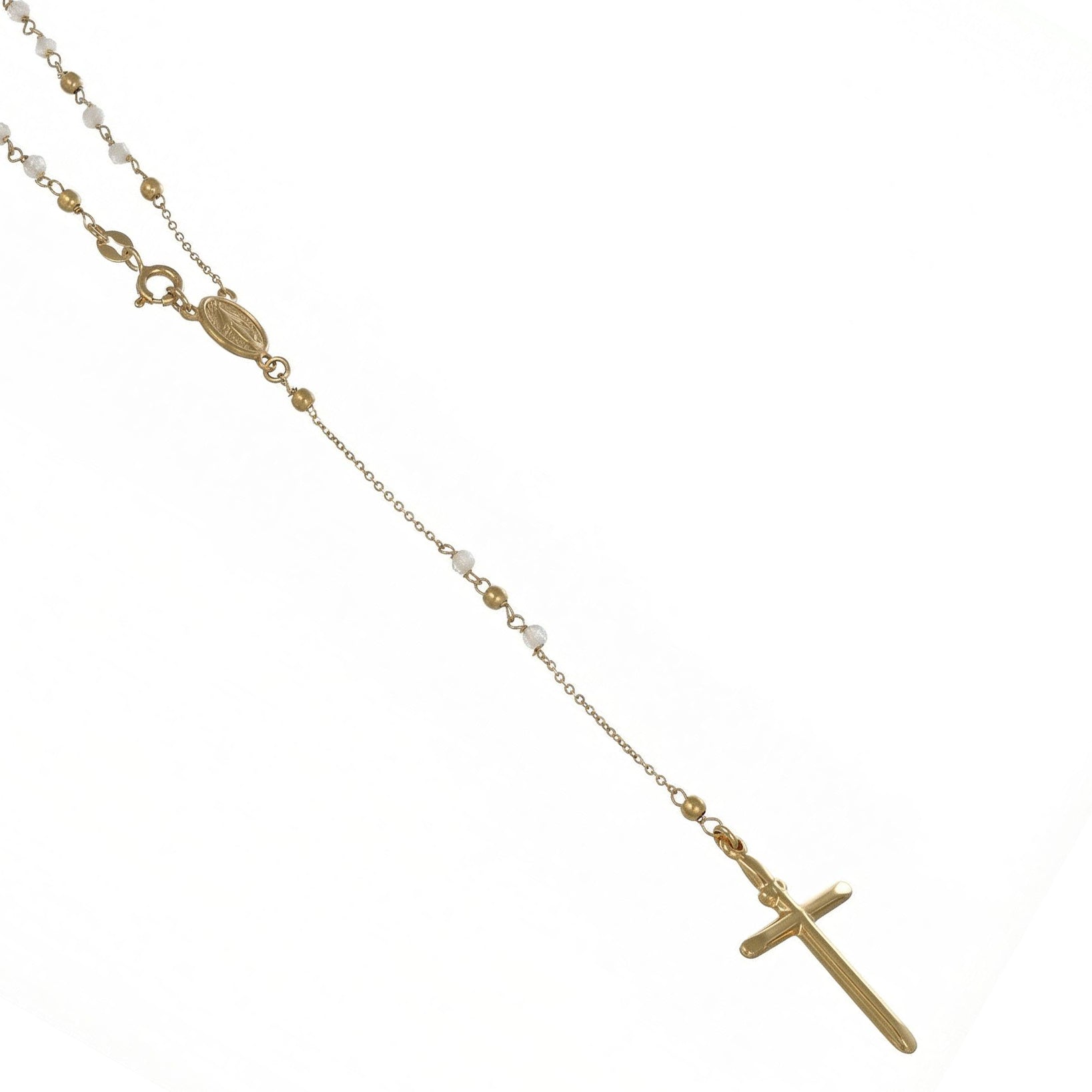 Collana - 18 carati Oro giallo, pietra di luna