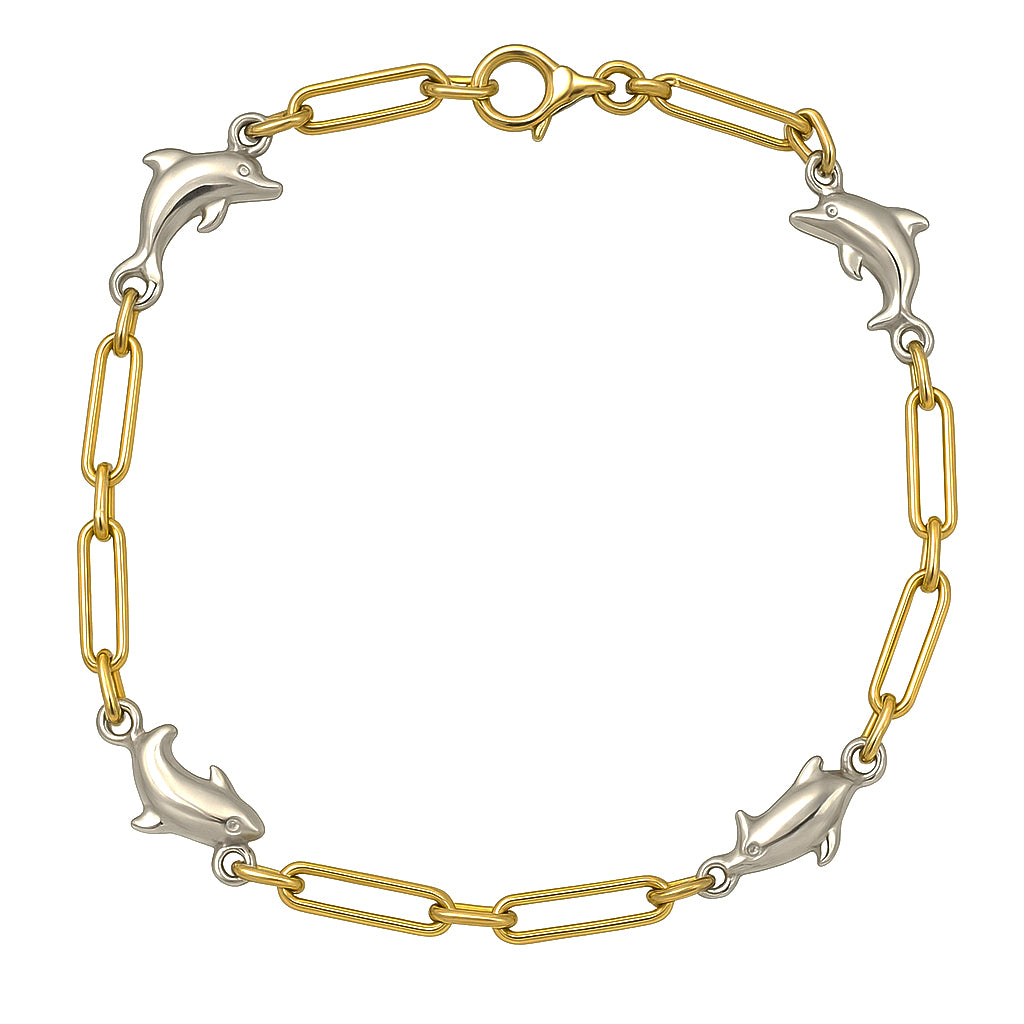 Bracciale - 18 carati Oro giallo, Oro bianco