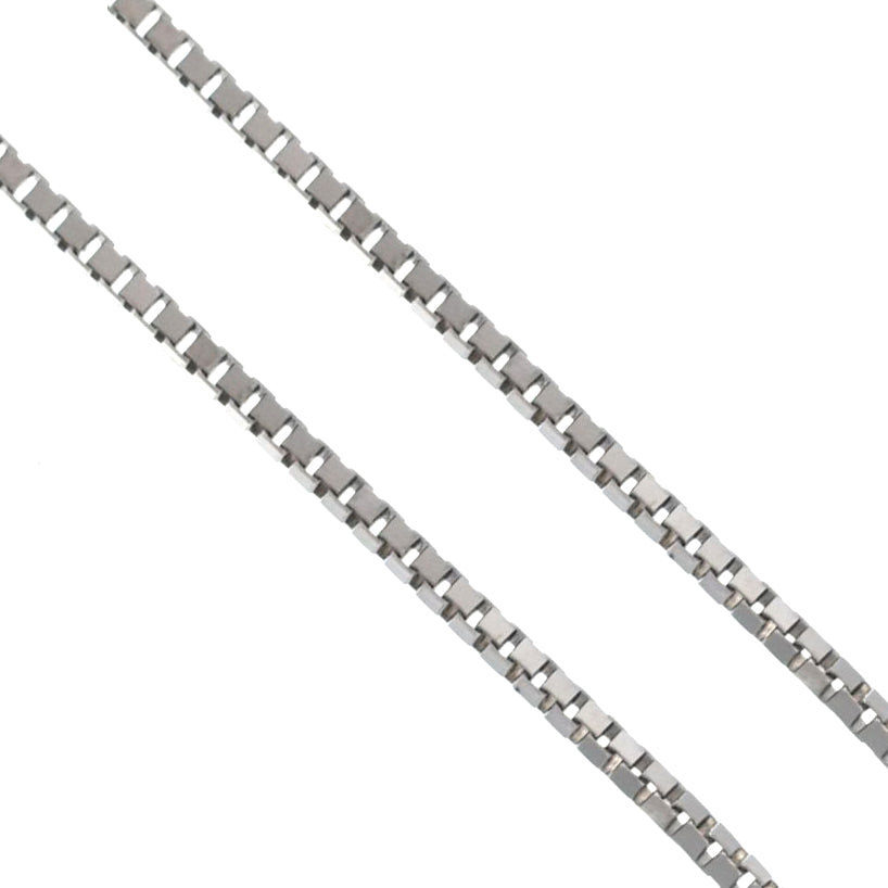 Collana con ciondolo - 18 carati Oro bianco - 0.26ct. tw. Diamante (Naturale)