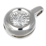 Ciondolo - 18 carati Oro bianco - 0.14ct. tw. Diamante (Naturale)