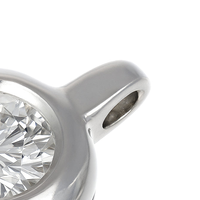 Ciondolo - 18 carati Oro bianco - 0.14ct. tw. Diamante (Naturale)