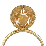 Anello in oro Giallo 18 carati