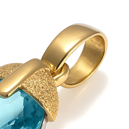 Ciondolo - 18 carati Oro giallo - 5.75ct. tw. Topazio