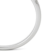 Anello - 18 carati Oro bianco - 0.96ct. tw. Granato - Diamante