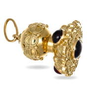 Ciondolo - 18 carati Oro giallo - 2.75ct. tw. Granato