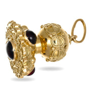 Ciondolo - 18 carati Oro giallo - 2.75ct. tw. Granato