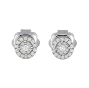 Orecchini - 18 carati Oro bianco - 0.26ct. tw. Diamante (Naturale)