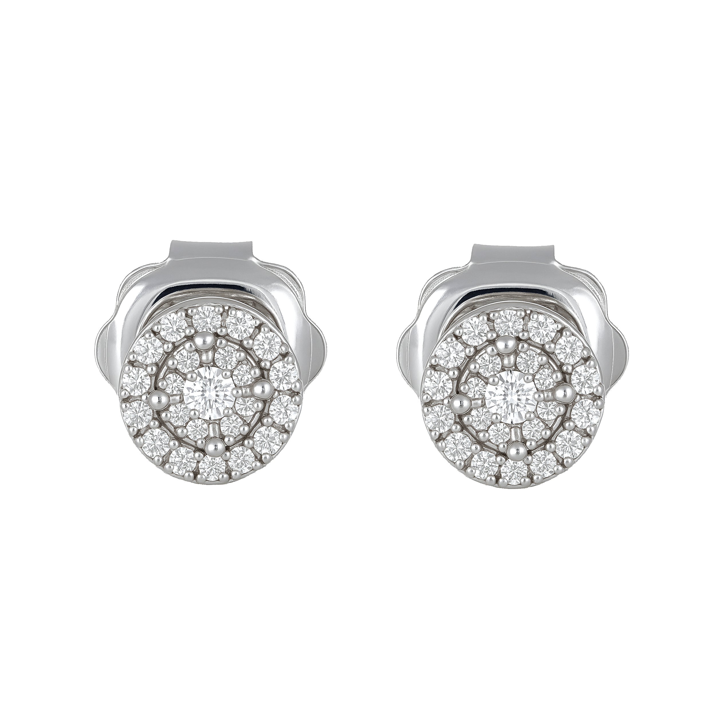 Orecchini - 18 carati Oro bianco - 0.26ct. tw. Diamante (Naturale)