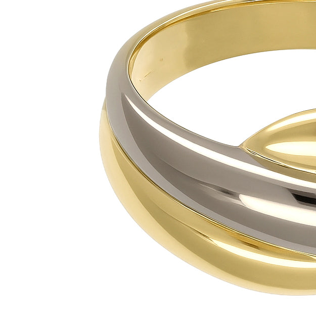 Anello - 18 carati Oro bianco, Oro giallo