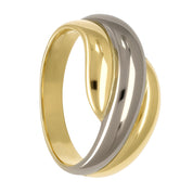 Anello - 18 carati Oro bianco, Oro giallo