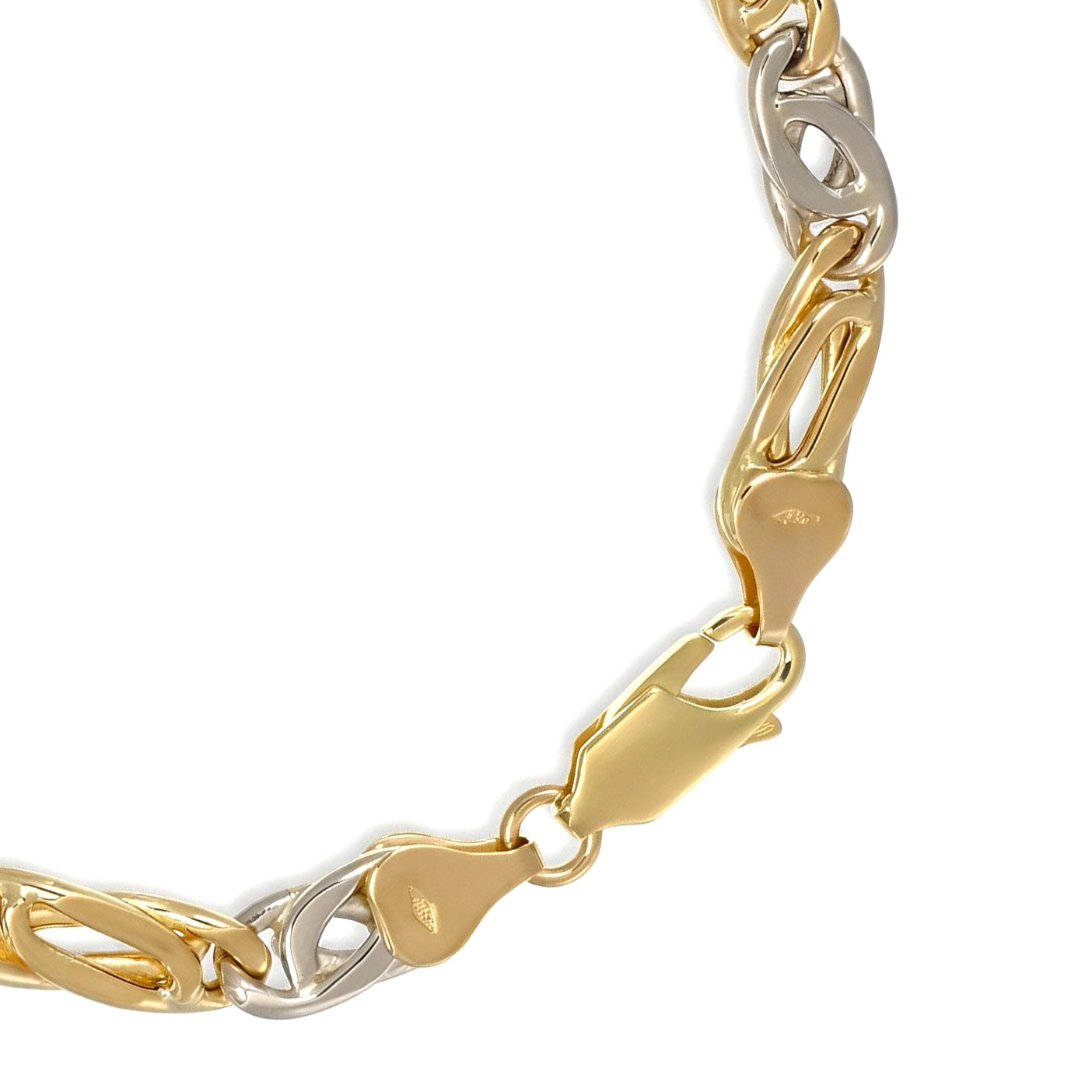 Bracciale - 18 carati Oro giallo, Oro bianco
