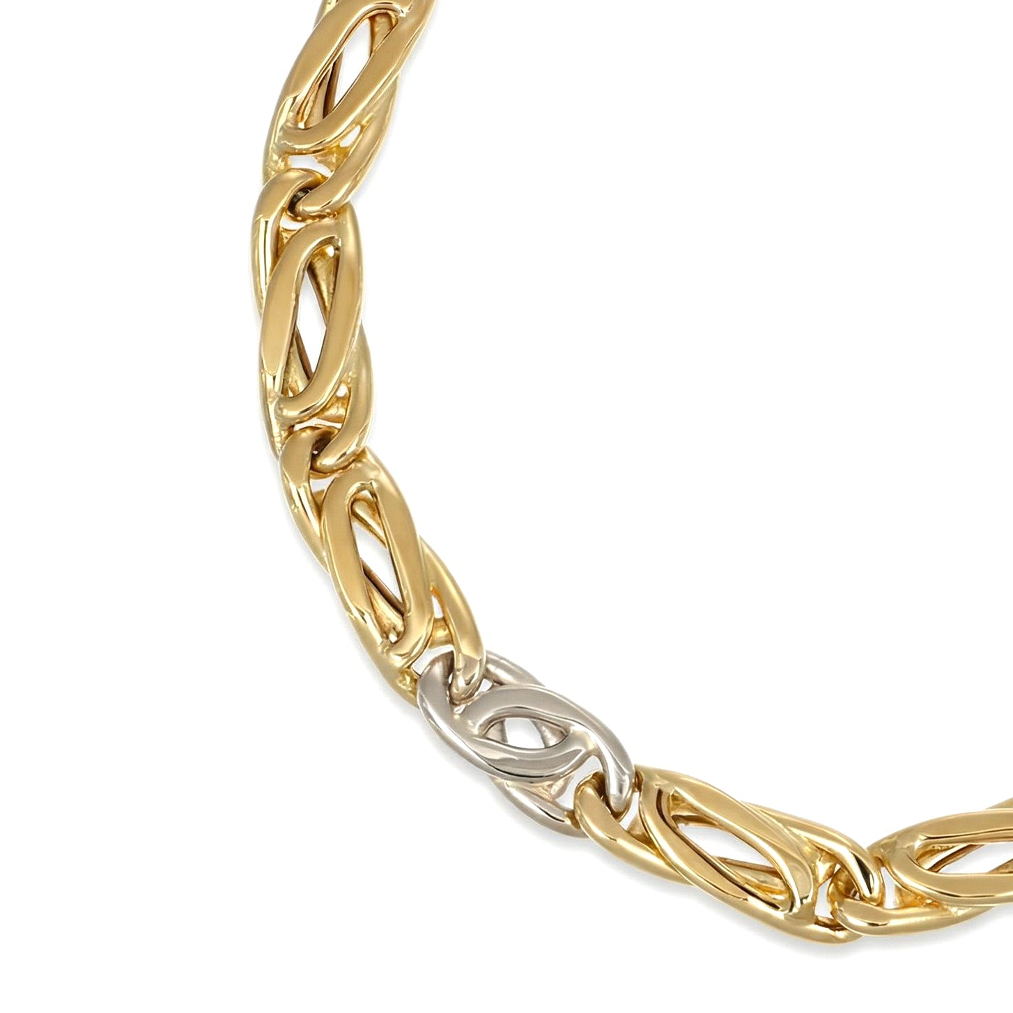 Bracciale - 18 carati Oro giallo, Oro bianco