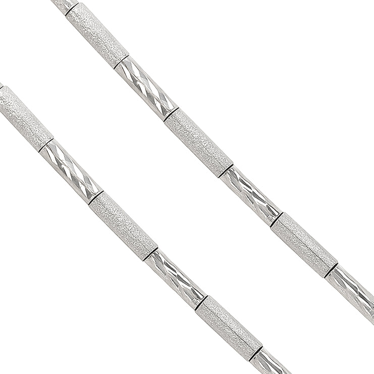 Collana con ciondolo - 18 carati Oro bianco - 0.55ct. tw. Diamante (Naturale)