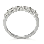 Anello - 18 carati Oro bianco - 0.28ct. tw. Diamante (Naturale)