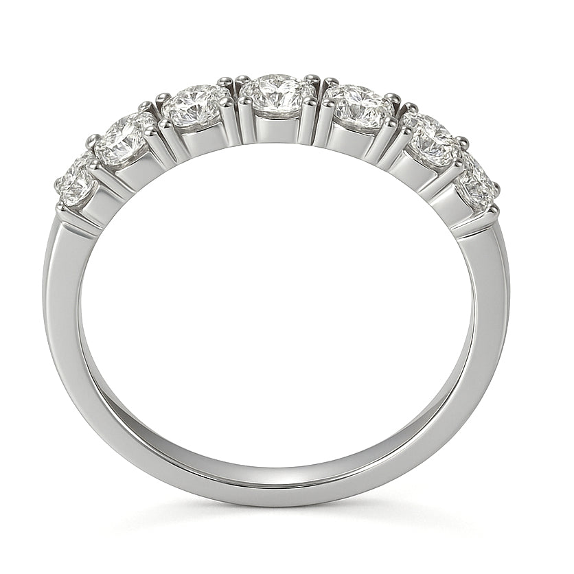 Anello - 18 carati Oro bianco - 0.28ct. tw. Diamante (Naturale)