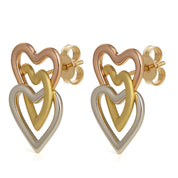 Orecchini - 18 carati Oro giallo, Oro rosa, Oro bianco